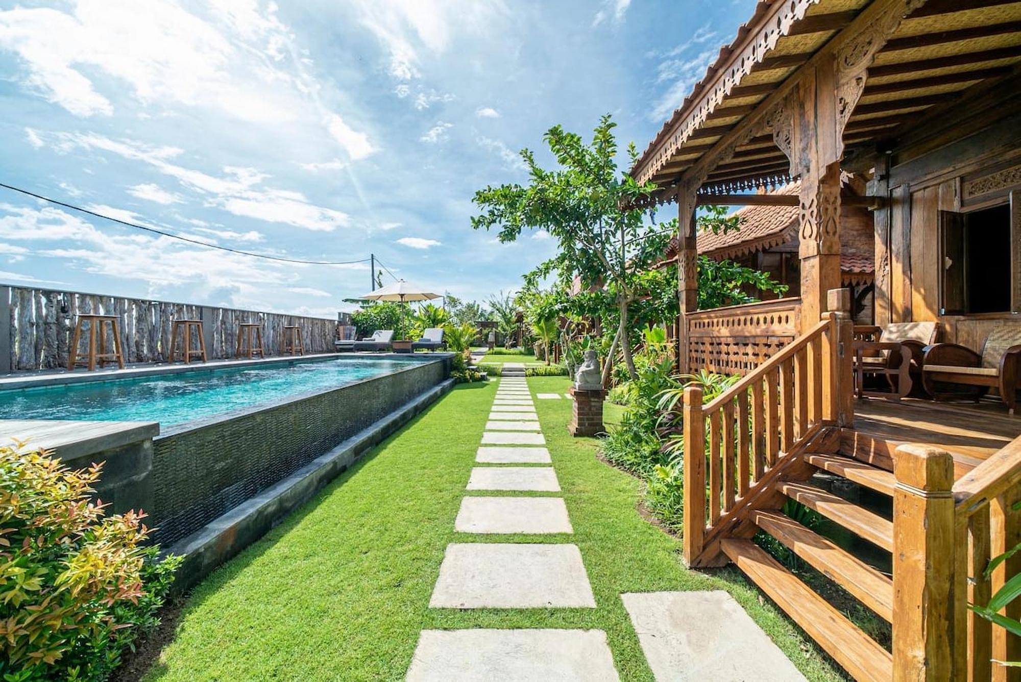 Lima Beach Inn Munggu Exterior foto